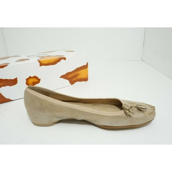 Donald J Pliner Becan Women's Slip On Flats Oxfords Beige Leather US 7 M $225 - Picture 6 of 10